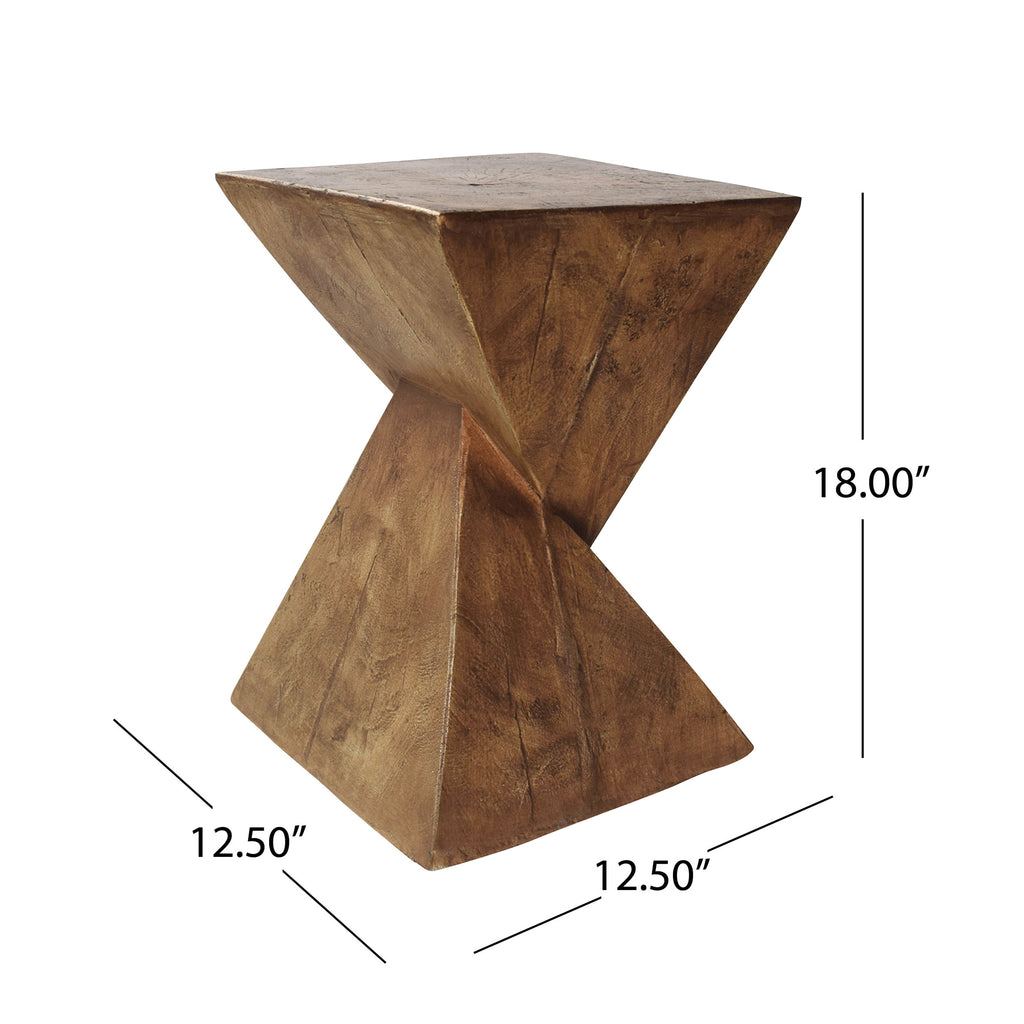 TESS Modern Side Table -Stylish End Table Compatible with Living Room, Bedroom, or Office,Versatile Home Furniture,Natural Color