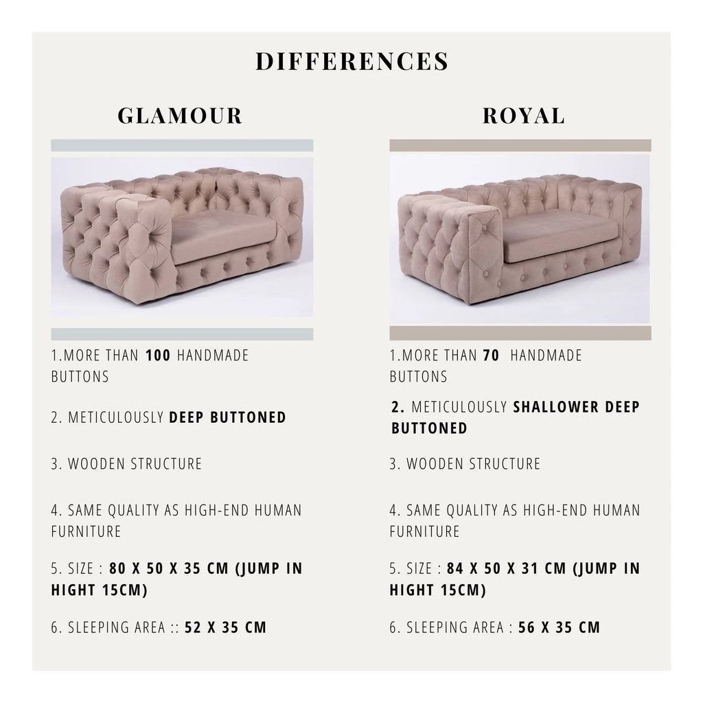 GLAMOUR Super Soft Pet Sofa (Limited Edition)