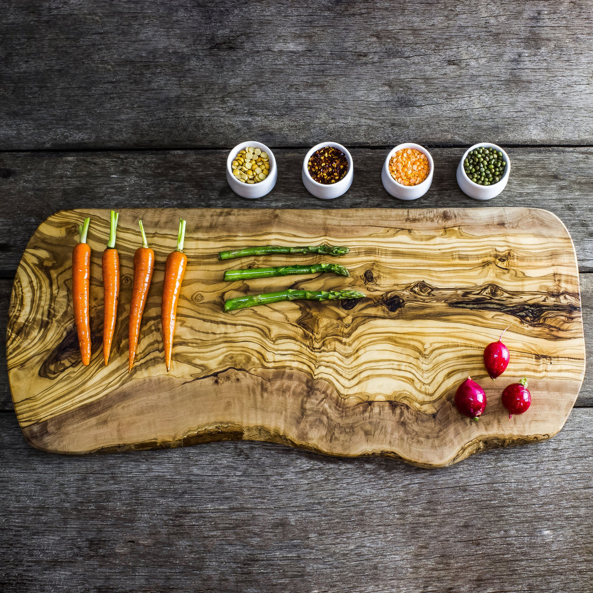 Rustic Olive Wood Cutting, Chopping, Cheese Board | Rustic and Organic Cheeseboard | Sustainable, No Plastic, Glue or Chemicals
